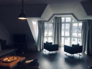 Predel za sedenje v nastanitvi Ferien Apartment