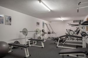 Fitness centrum a/nebo fitness zařízení v ubytování Hotel Jägerhof