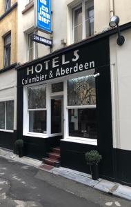 Hotel Abberdeen في بروكسل: مبنى عليه لافته للفندق