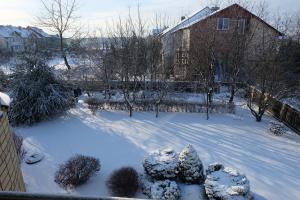 A&L private rooms in Kaunas durante o inverno