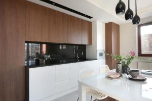 Una cocina o cocineta en Apartament Przystań w Waterlane Island