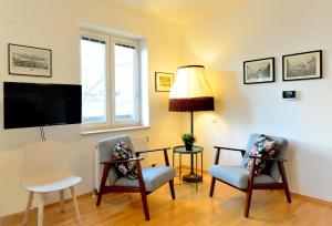 Televisor o centre d'entreteniment de House With Courtyard & Parking Close To Stadtpark