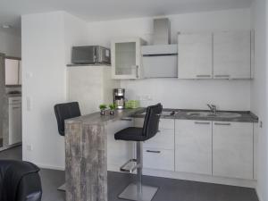 Dapur atau dapur kecil di Ferienapartment im Augustinus Park