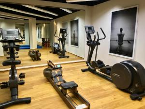 Fitnesa centrs un/vai fitnesa iespējas naktsmītnē Wald & Golfhotel Lottental