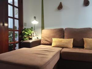 A seating area at Hostel Nature