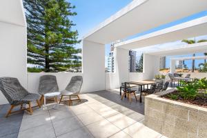 Balkon ili terasa u objektu Qube Broadbeach Ocean View Apartments