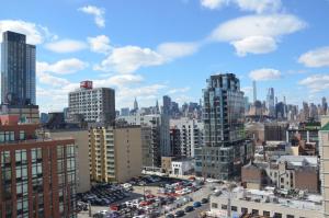 Uma visão geral de Queens ou uma vista da cidade tirada do hotel