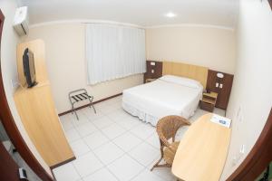 Кровать или кровати в номере Hotel Plaza Mar