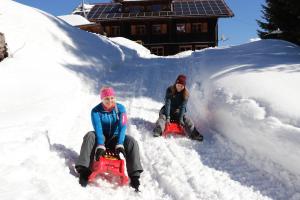 Obiekt Wannenkopfhütte zimą