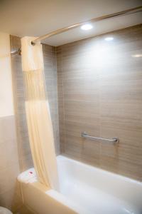 Un baño de Howard Johnson by Wyndham Allentown/Dorney Hotel & Suites