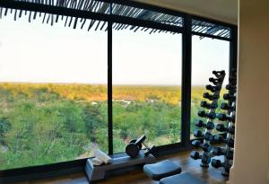 Fitness center at/o fitness facilities sa Victoria Falls Safari Lodge