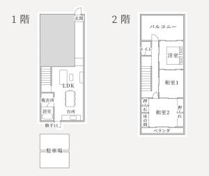 Nacrt objekta machiyado Kuwanajuku Kawaguchi-cho 8