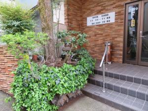 Facade o entrance ng Hakone Miyanoshita Myojokan