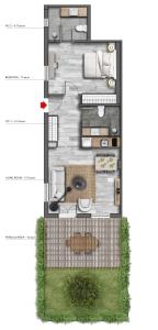 แผนผังของ Bakagiannis Apartments