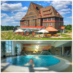 The swimming pool at or close to Hotel Sachsenbaude Oberwiesenthal