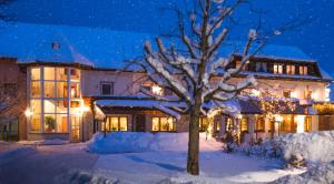 Gasthof Zur Burg durante el invierno