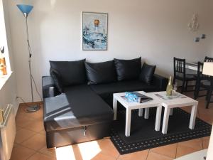 Χώρος καθιστικού στο Ferienwohnung im Haus Sommerwind