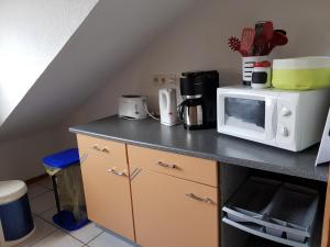 A cozinha ou cozinha compacta de Ferienwohnung Pfitzmann