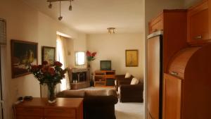 Seating area sa Villa with the view of Palamidi and Bourtzi