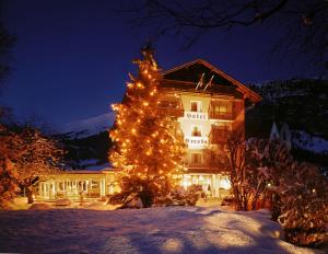 Hotel Cresta durante o inverno