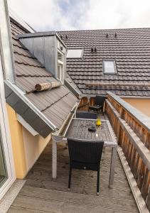 Balkón nebo terasa v ubytování Gästehaus Alte Bäckerei