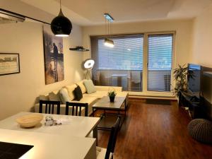 Zona d'estar a City View Luxury Apartment