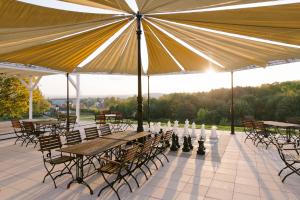 Een balkon of terras bij REGIOHOTEL Naturresort Ilsenburg