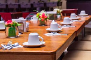 Un restaurante u otro lugar para comer en Hotel Tapachula