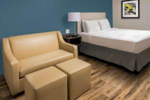 Krevet ili kreveti u jedinici u objektu Woodspring Suites Cherry Hill