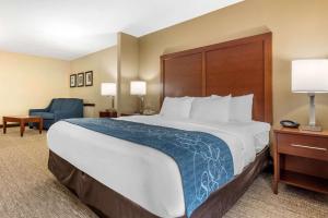 Voodi või voodid majutusasutuse Comfort Suites Dayton-Wright Patterson toas