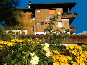 Un jardín fuera de Hotel Giardino