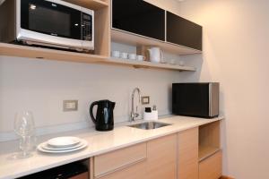 A kitchen or kitchenette at Sofia Soberana Hotel Boutique