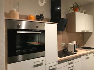 Dapur atau dapur kecil di Posthof Apart . Zimmer