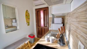 Dapur atau dapur kecil di Studio apartment Margarita