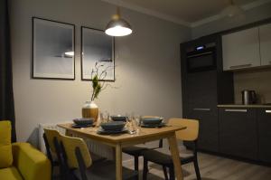 ครัวหรือมุมครัวของ "11" SŁOŃCE WODA LAS - Apartament No11 Garaż w cenie