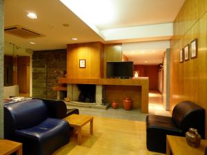 A seating area at Hotel Nordeste Shalom