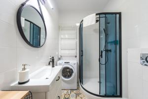 Un baño de Apartament Tarasowy z PRYWATNĄ SAUNĄ - 5D Apartamenty