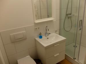 Un baño de Altstadt Apartment Erfurt