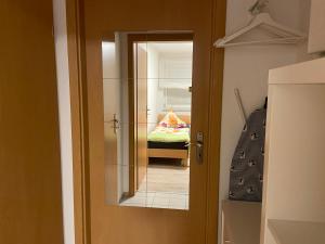 Llit o llits en una habitació de Ferienwohnung Schaub