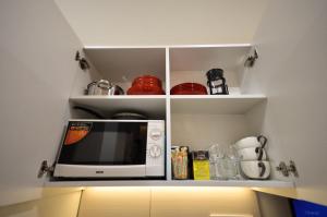 Una cocina o kitchenette en Smart Apartments in Kyiv Center