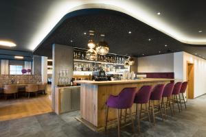 Area lounge atau bar di Boutiquehotel die Alpbacherin