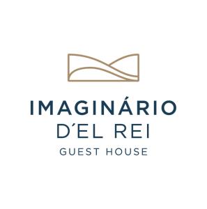 メザン・フリーオにあるImaginário D'El Rei - Guest Houseの本を持つゲストハウスのロゴ