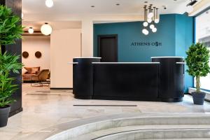 Preddverje oz. recepcija v nastanitvi Athens One Smart Hotel