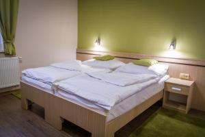 Una cama o camas en una habitación de Penzion Na Netřebě