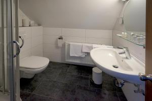 Hotel Gasthof zum Biber tesisinde bir banyo