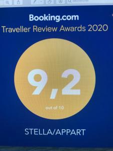 un segno per un premio di valutazione dei viaggi con le frecce numero 20 di STELLA APPART 2 chambres à 100 ml de la plage wifi fibre a Stella-Plage