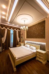 Kyiv 2Rooms Classic Apartment 객실 침대