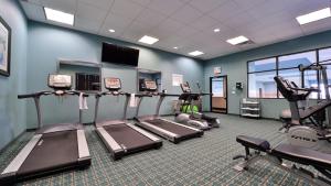 Fitnesscenter och/eller fitnessfaciliteter på Holiday Inn Hotel & Suites Edmonton Airport Conference Centre, an IHG Hotel