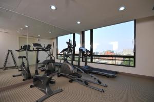 Centrul de fitness și/sau facilități de fitness de la Academy Hotel