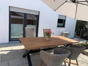 A balcony or terrace at Ferienwohnung Susanne